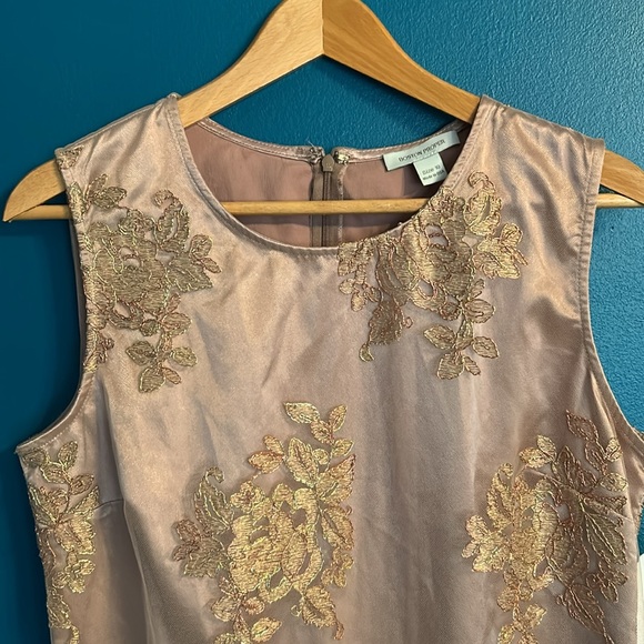 Boston Proper Rose Gold Dress - Picture 3 of 16